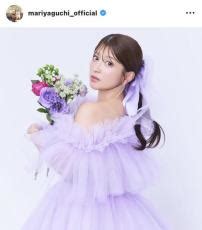 矢口真里、「結婚式！？」紫の ...